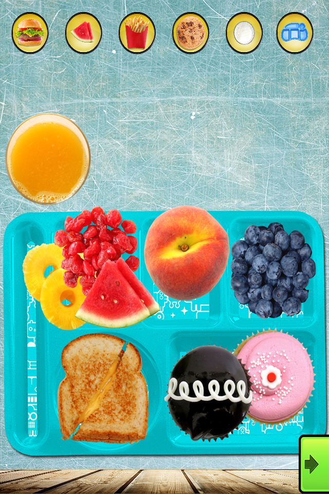 School Lunch Maker Screen 2