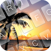 Sunset Beach Keyboard Theme  Icon
