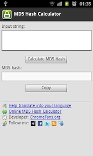 Free MD5 Hash Calculator APK