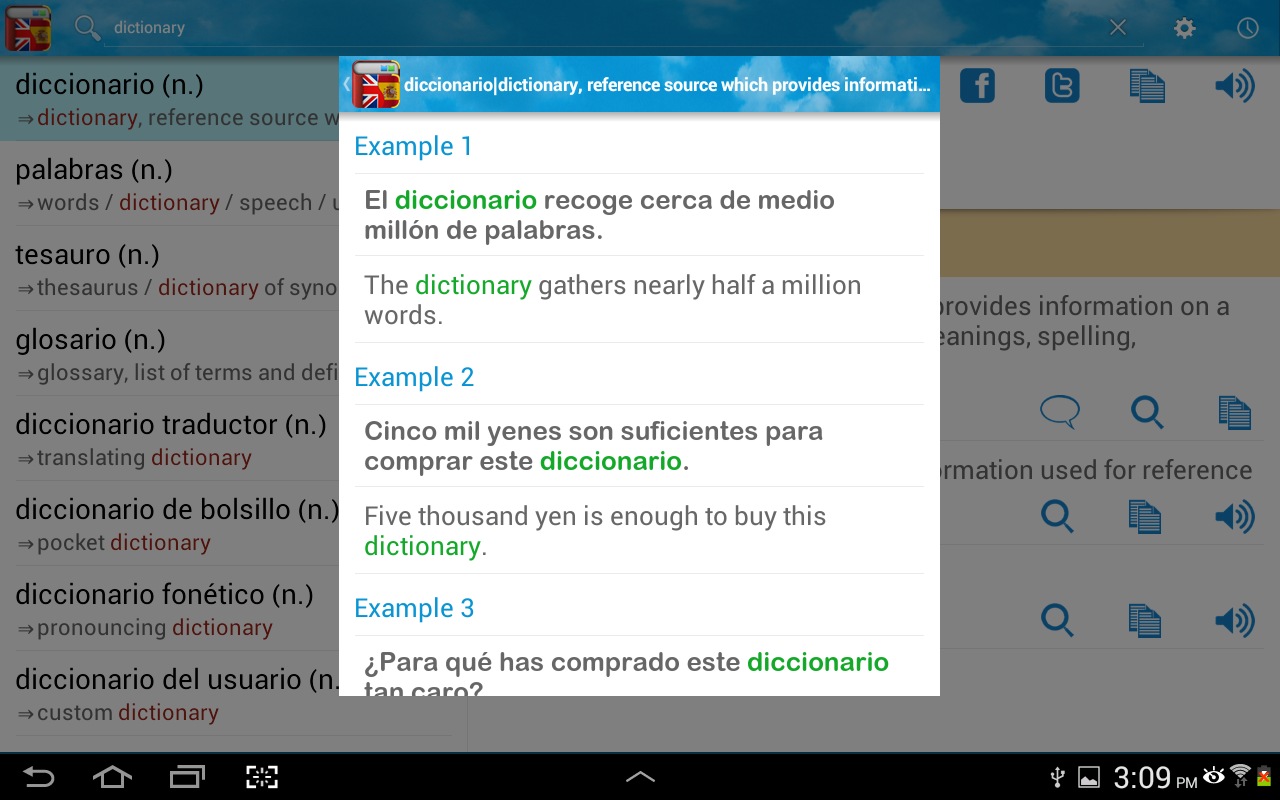 Spanish English Dictionary Android Apps on Google Play