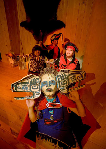 theater-Icy-Strait-Point-Alaska - Native theater in Icy Strait Point, Alaska.