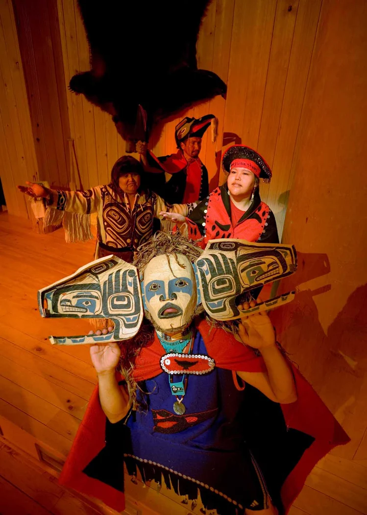 Native theater in Icy Strait Point, Alaska.