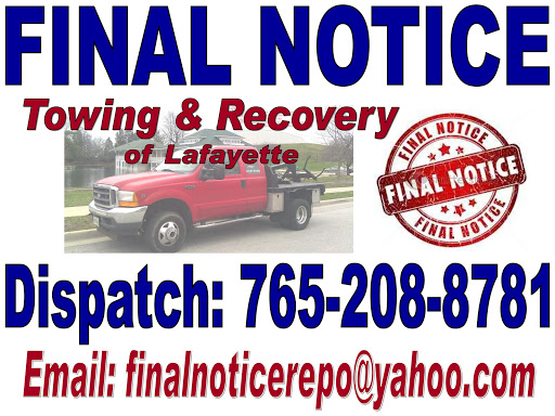 Final Notice Towing