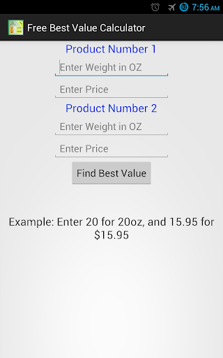 Free Best Value Calculator