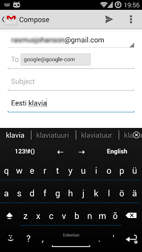AnySoftKeyboard language Eesti