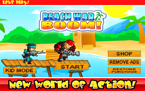 Beach war boom