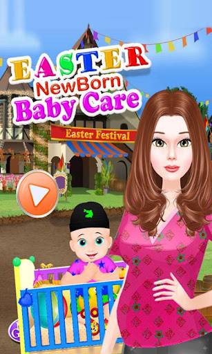 Newborn baby easter games