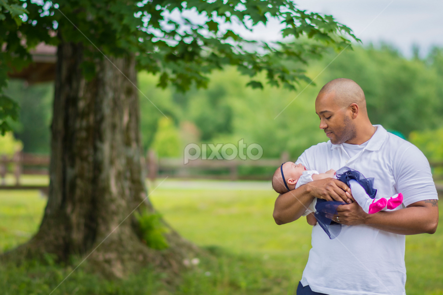 Daddy and his girl by Marissa Frederick - People Family
