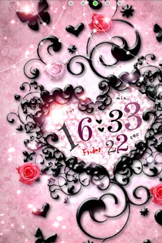 LoveFlower LiveWallpaper Screen 1
