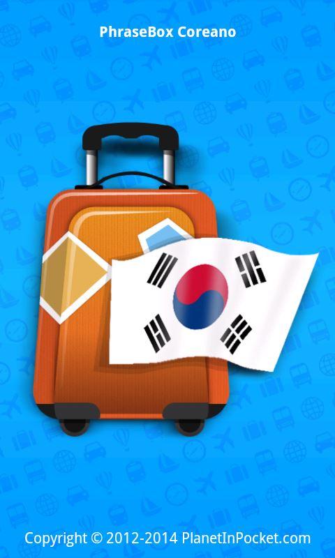 Android application Phrasebook Korean screenshort