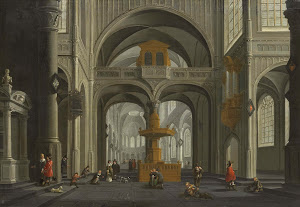 RIJKS: Daniël de Blieck: Church Interior 1652