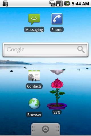 Android application Flower calendar screenshort