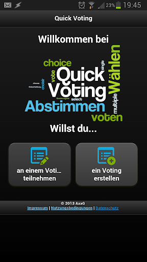 Quick Voting Web