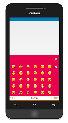 Pink Lady Emoji Keyboard Smile