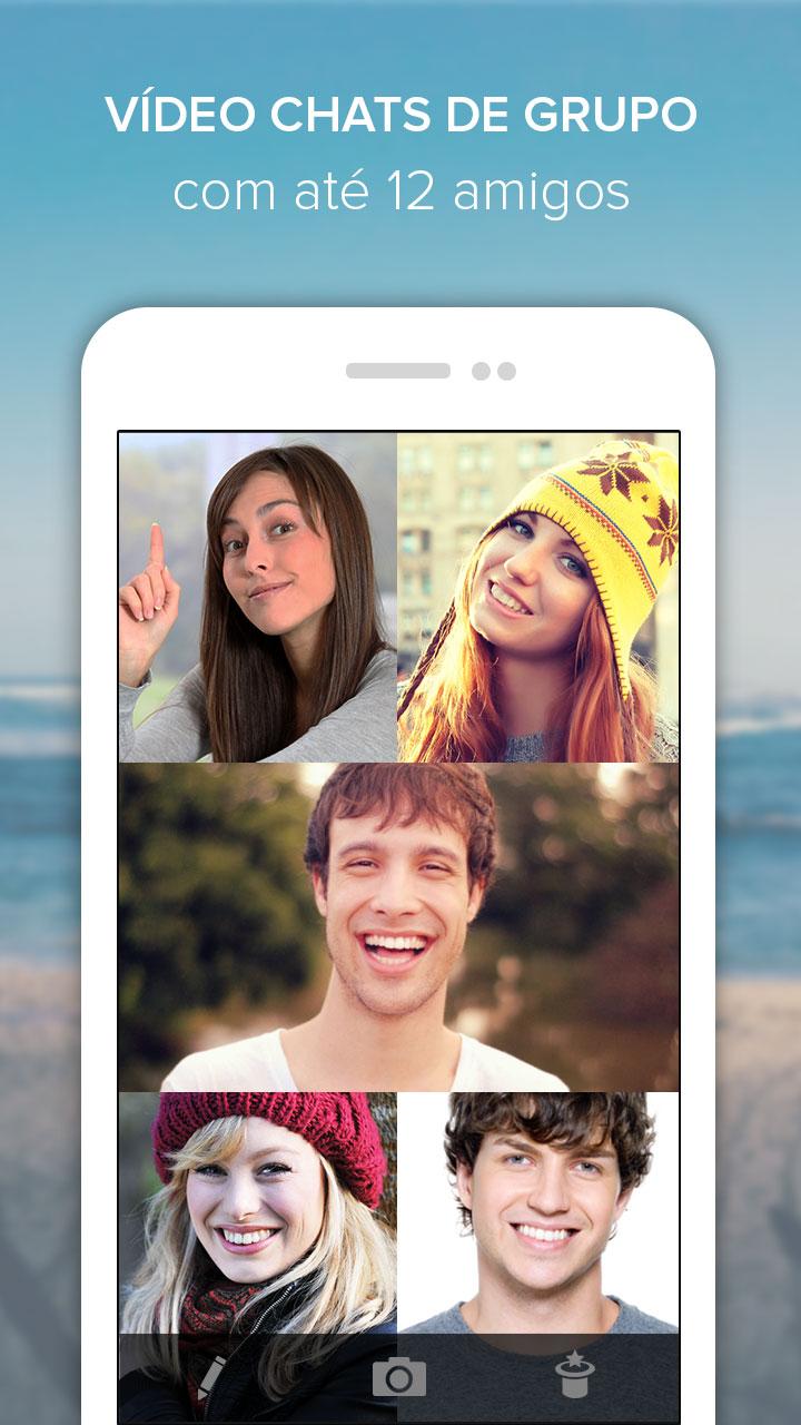 Android application Rounds Free Video Chat &amp; Calls screenshort