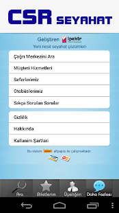 CSR Seyahat Screenshots 5