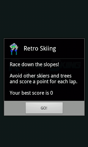 Retro Skiing