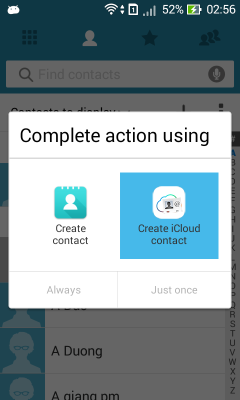 iCloud Contacts Sync - Android Apps on Google Play