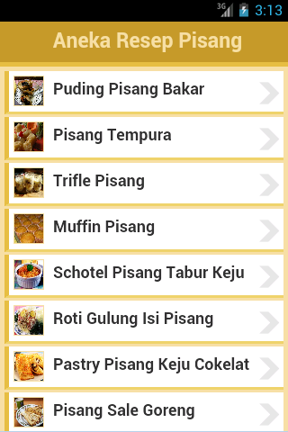 Resep Pisang