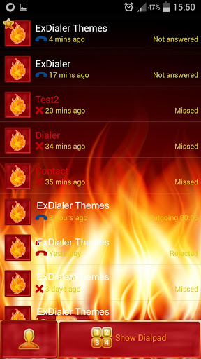 【免費個人化App】ExDialer火焰-APP點子