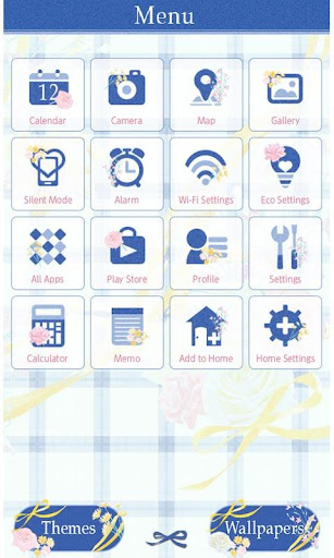 Flower Theme-Blue Gingham- 1.0.3 Windows u7528 3