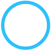 Polka Dot Blue White Theme 1.1 Icon