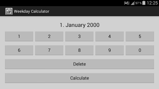 Weekday Calculator