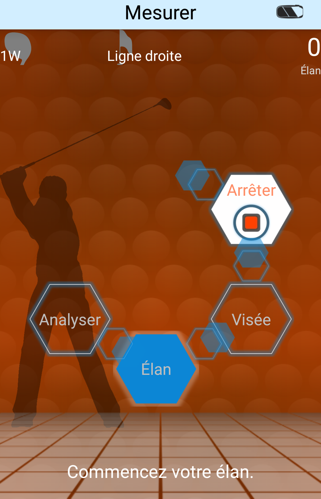 Android application Epson M-Tracer For Golf screenshort