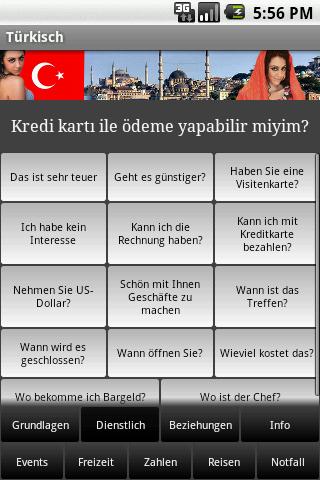 Android application Türkisch screenshort
