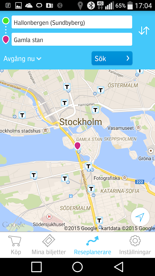 SLbiljetter Androidappar på Google Play