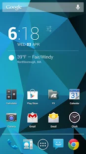 Nexus Triangles LWP - screenshot thumbnail
