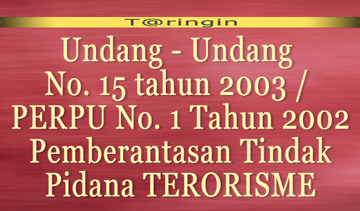 【免費書籍App】Undang-Undang Terorisme-APP點子