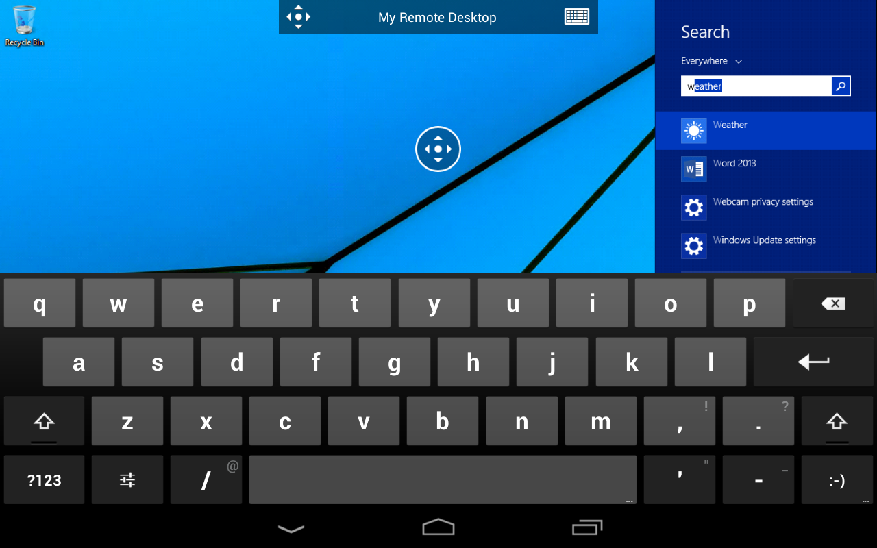 Microsoft Remote Desktop - screenshot