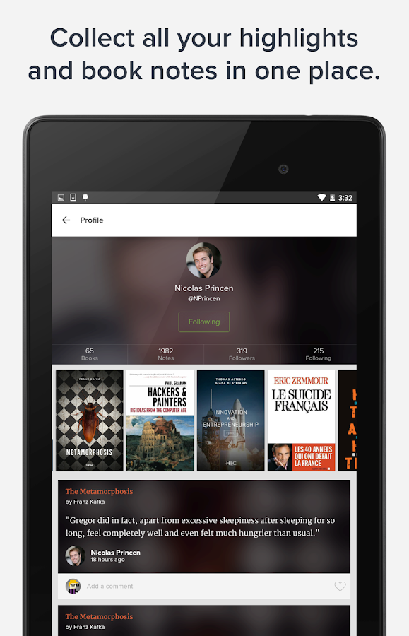 Glose Social ebook Reader Android Apps on Google Play
