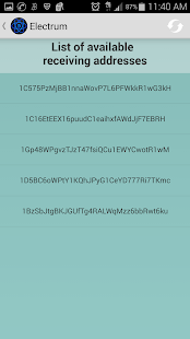 Electrum MPK Bitcoin Watcher Screenshots 3