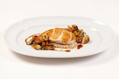A dish prepared in Celebrity Cruises's Main Restaurant.