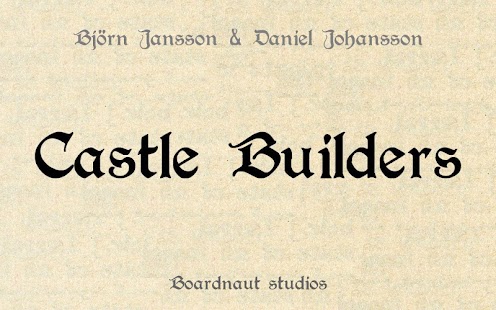 Castle Builders Board Game