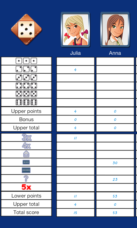 Yahtzy FREE Screen 2