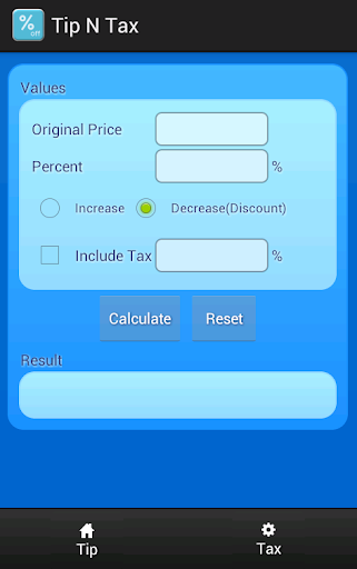 Tip and Tax calculator