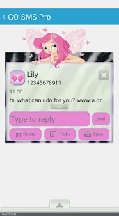 ZebraFairy/GO SMS THEME Screenshots 2