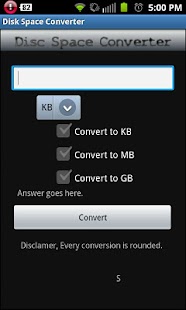How to mod Disc Space Converter 1.1 apk for bluestacks