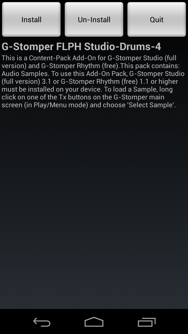 G-Stomper FLPH Studio-Drums-4 Screen 1