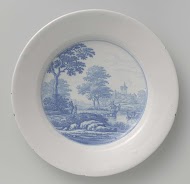 Schotel met landschap