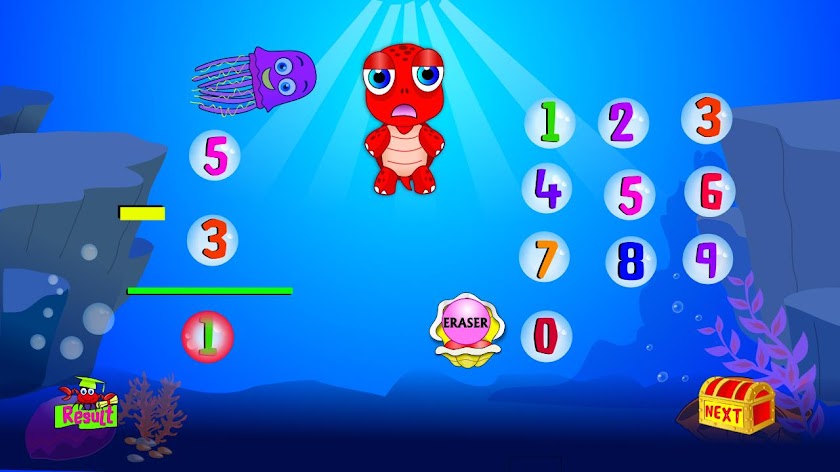 Basic Subtraction Screen 3