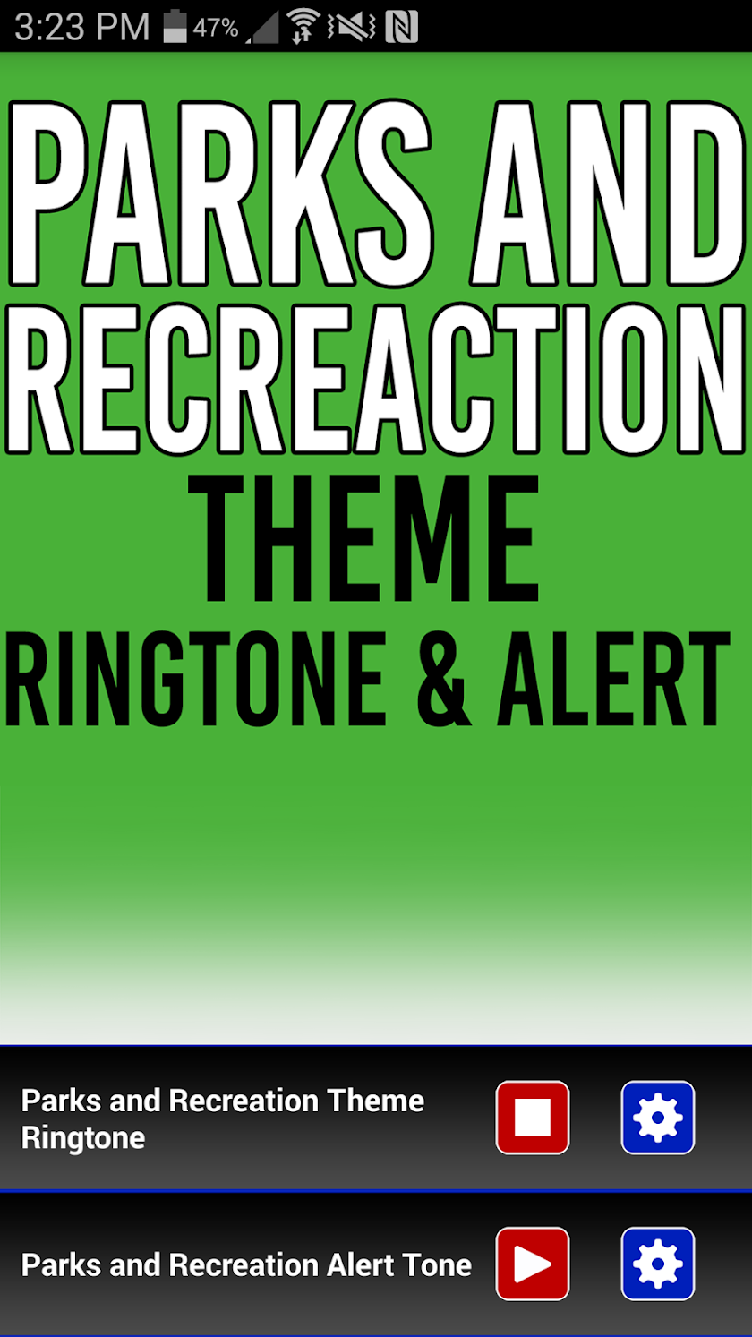 Parks and Recreation Ringtone Screen 1