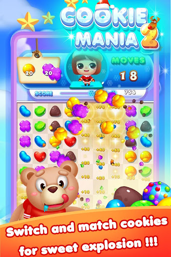 Cookie Mania 2(Mod Free Boosters/Ad-Free)