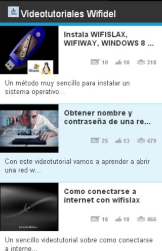 【免費媒體與影片App】Videotutoriales wifidel-APP點子