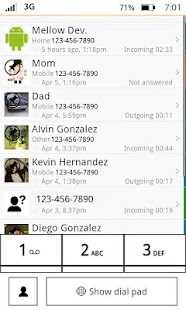 Free Download exDialer White WP7 Theme APK for Android