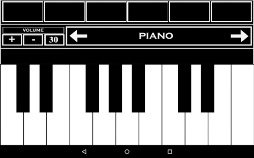 Android application Virtual Piano Keyboard screenshort