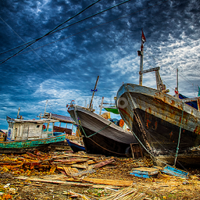 Hard Cloud At Karang Song With HDR by I Ketut  Sadia - Landscapes Cloud Formations